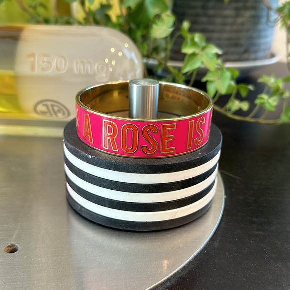 Kate Spade A Rose Is A Rose Bangle Bracelet Rare - Picture 3 of 6